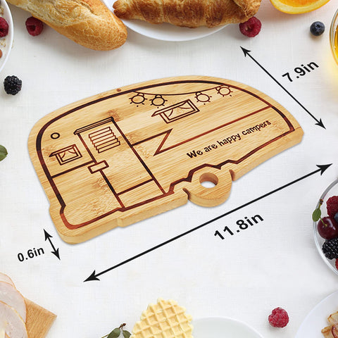 Haigoo tablero para servir quesos y frutas, diseño práctico.