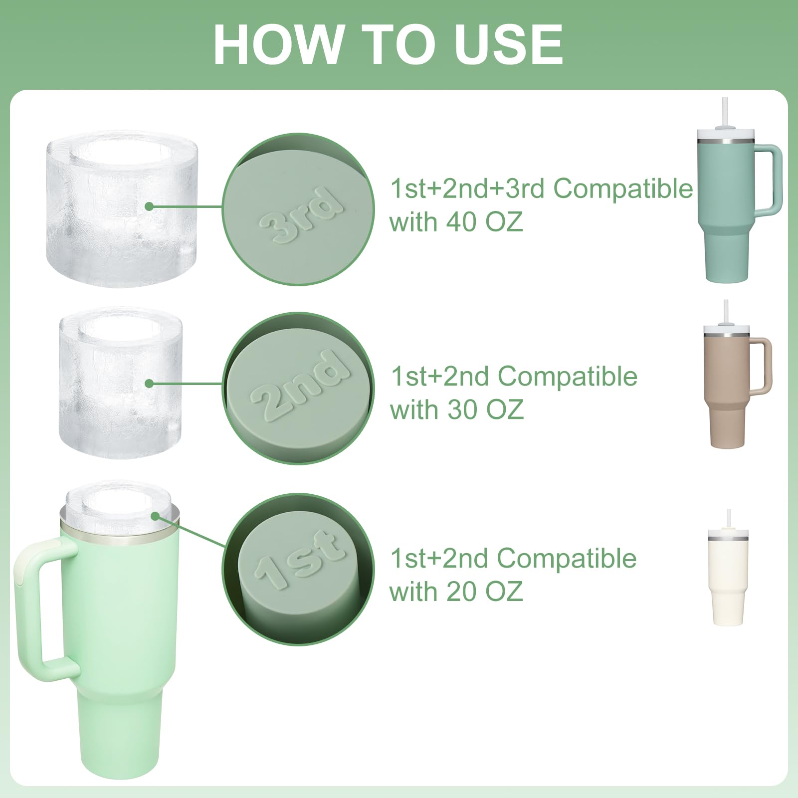 HAILI XMGQ tapa de silicona para molde de hielo.