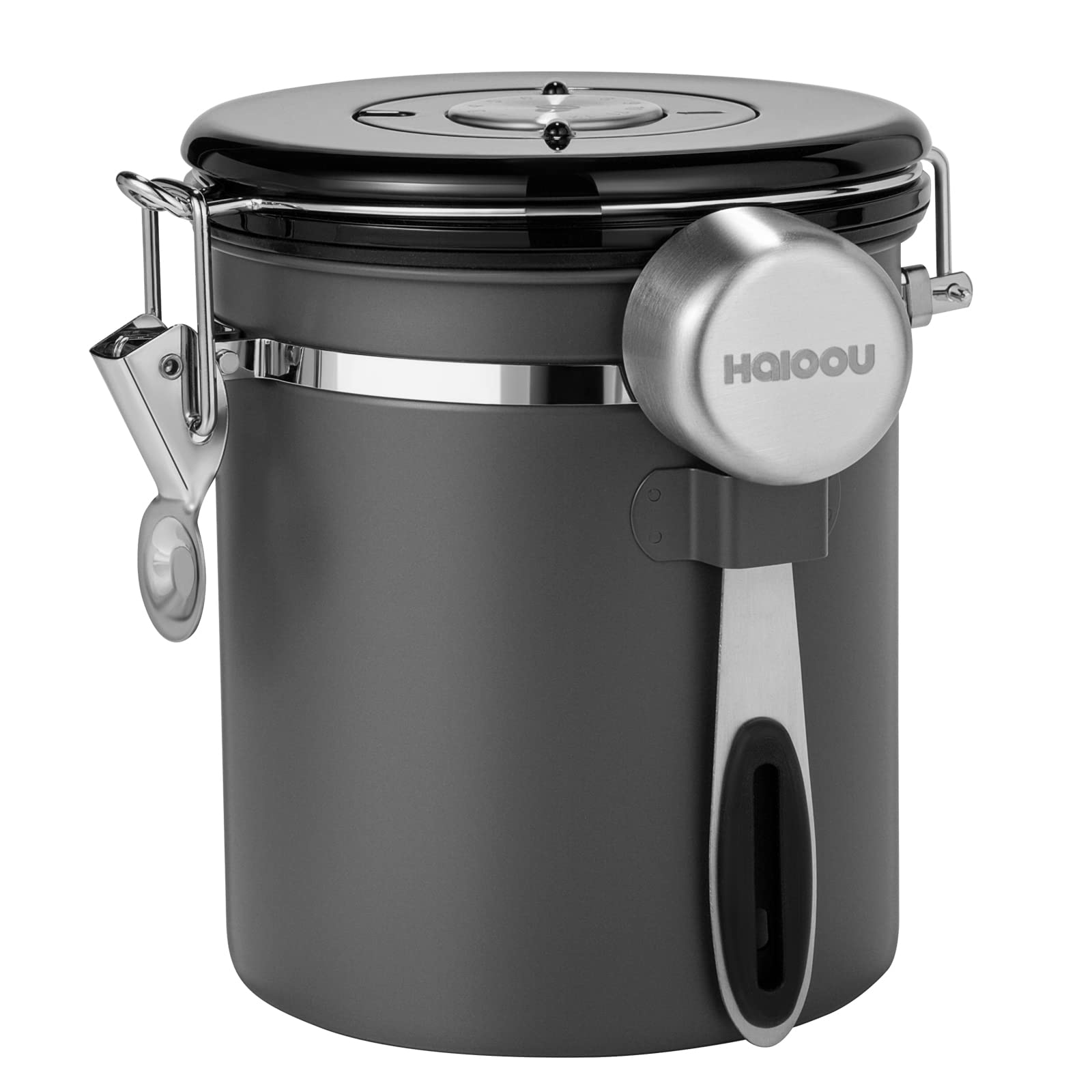 HAIOOU Contenedor general de cafe 16oz, diseño hermético para conservar aroma
