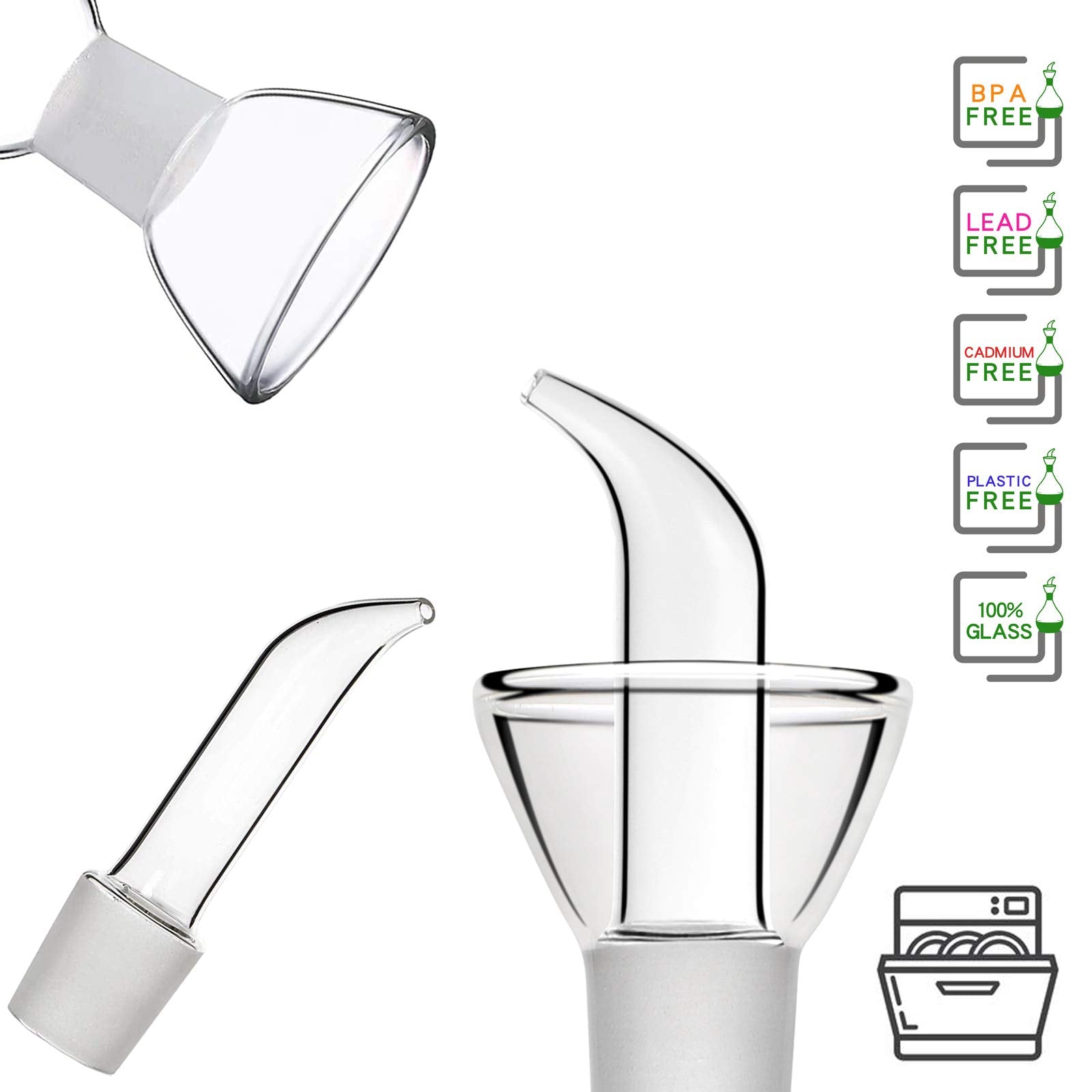 HAIZEEN cuerpo-vidrio-borosilicato seguro para uso diario