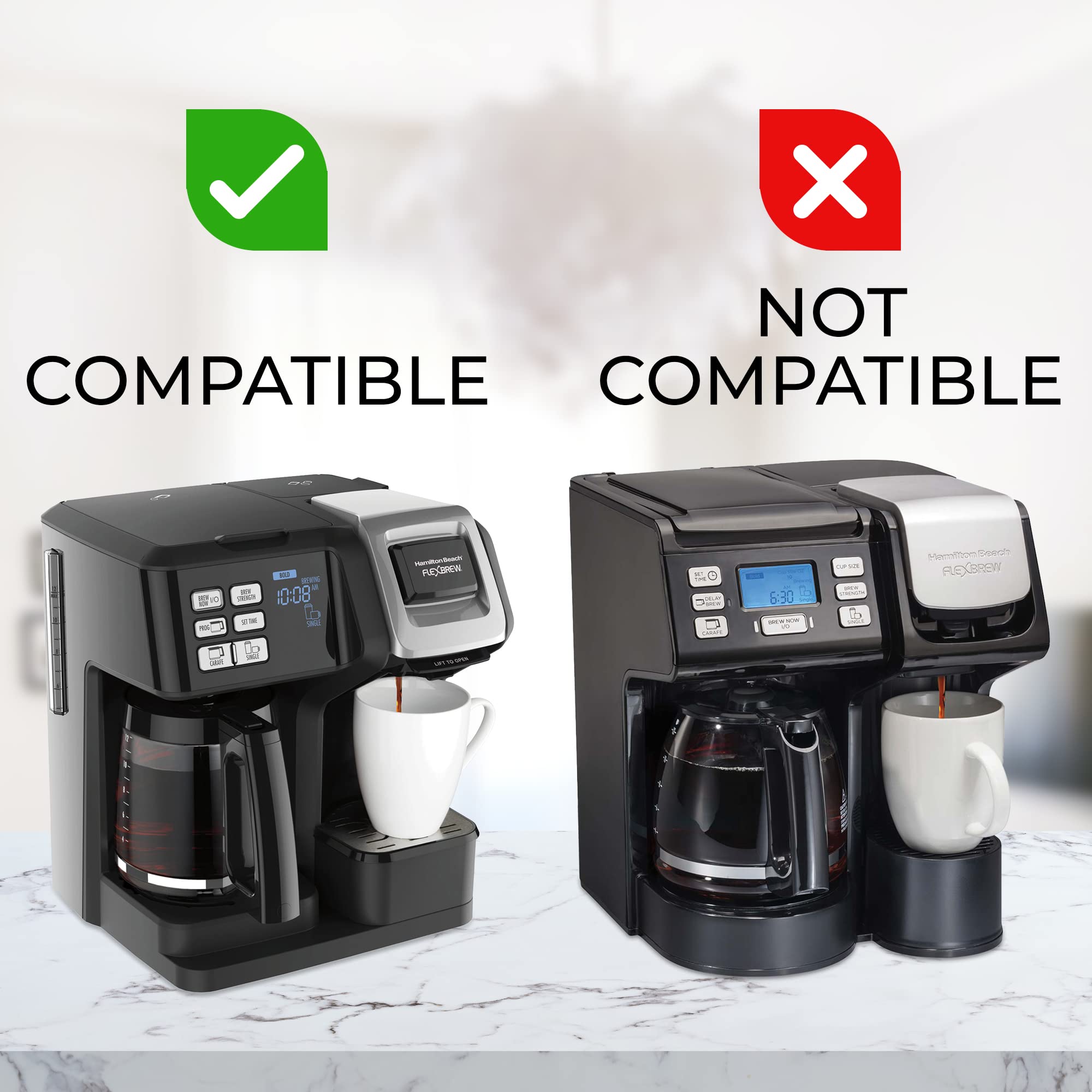HAKANO canasta repuesto FlexBrew 49954, compatible para preparar café rápido y limpio