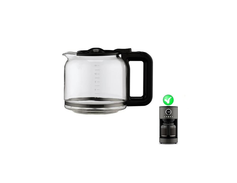 Jarra Hakano para café de 12 tazas con graduaciones para medir con precisión
