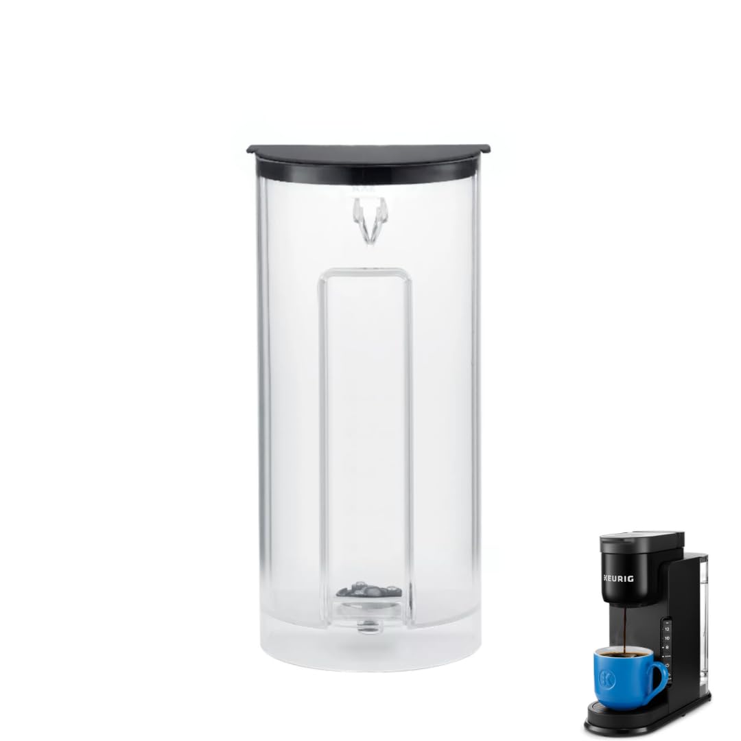 HAKANO reservorio de agua para Keurig K-Express con tapa negra, facilita rellenar y volver a preparar café.