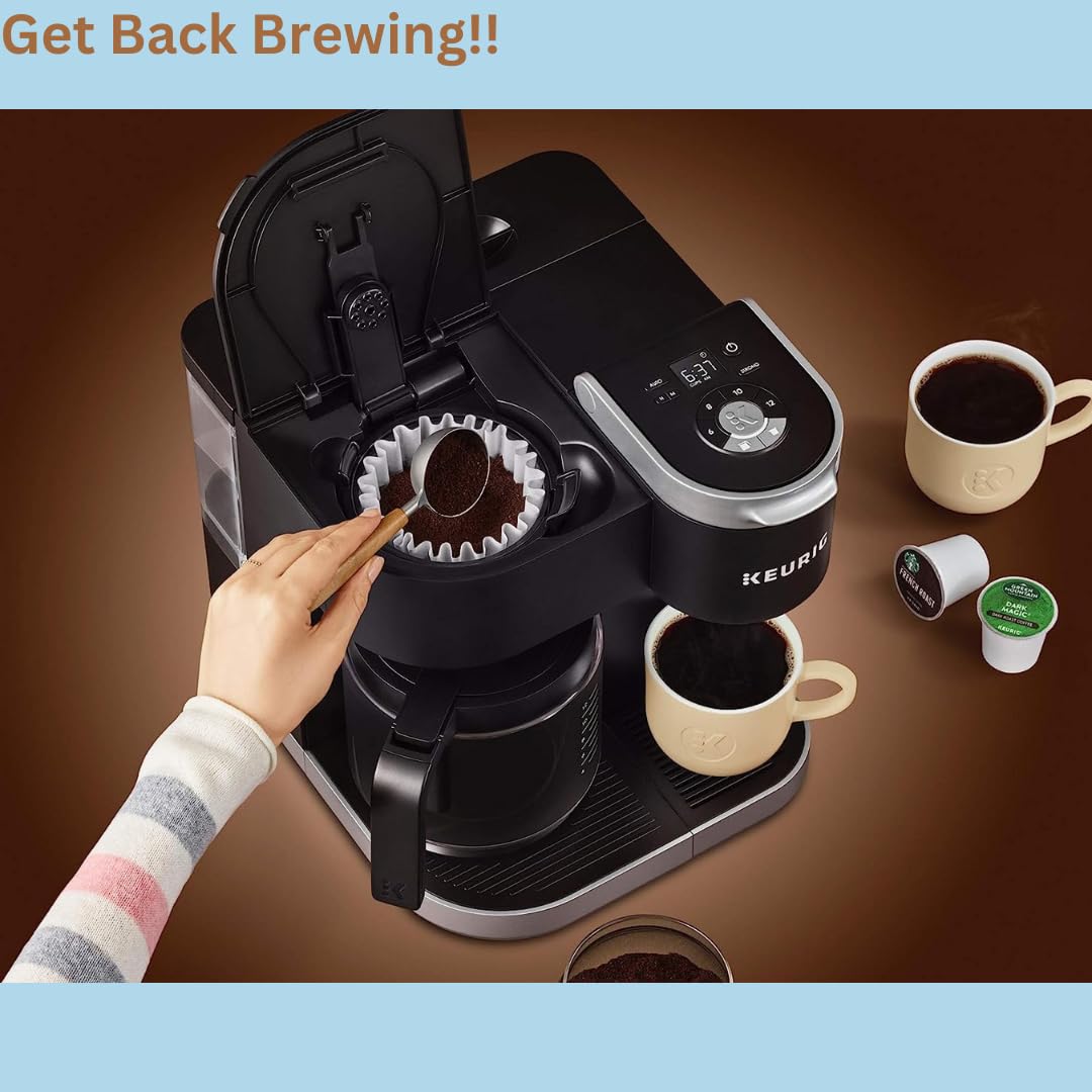 Hakano tanque de agua 60 oz para Keurig K-Duo, instalación fácil para un reemplazo rápido.
