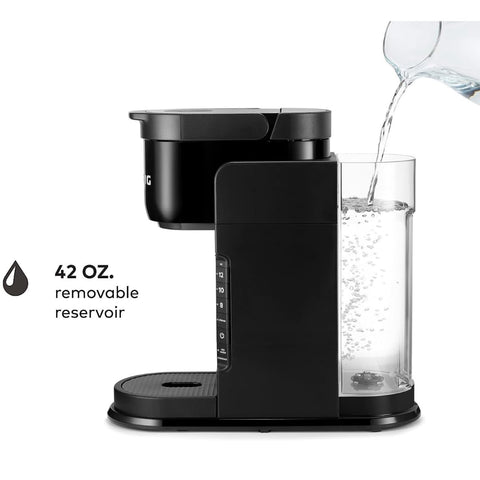 HAKANO tanque de repuesto para Keurig K-Express, tapa negra, uso diario fiable.