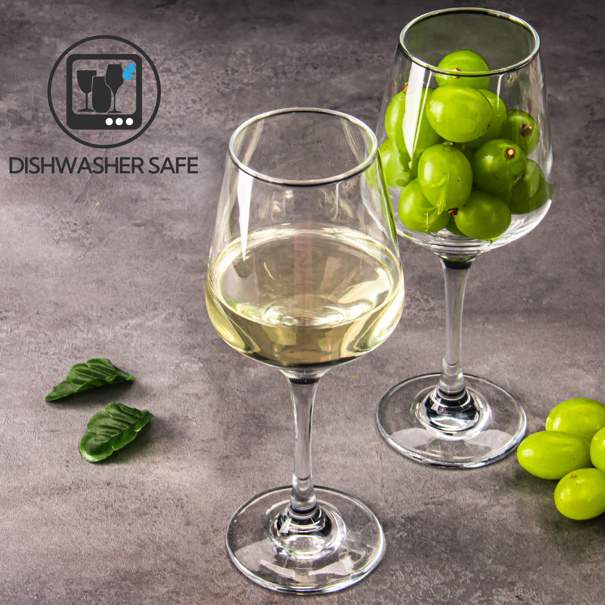 HAKEEMI copa de 12 oz ideal para vinos tintos y blancos.