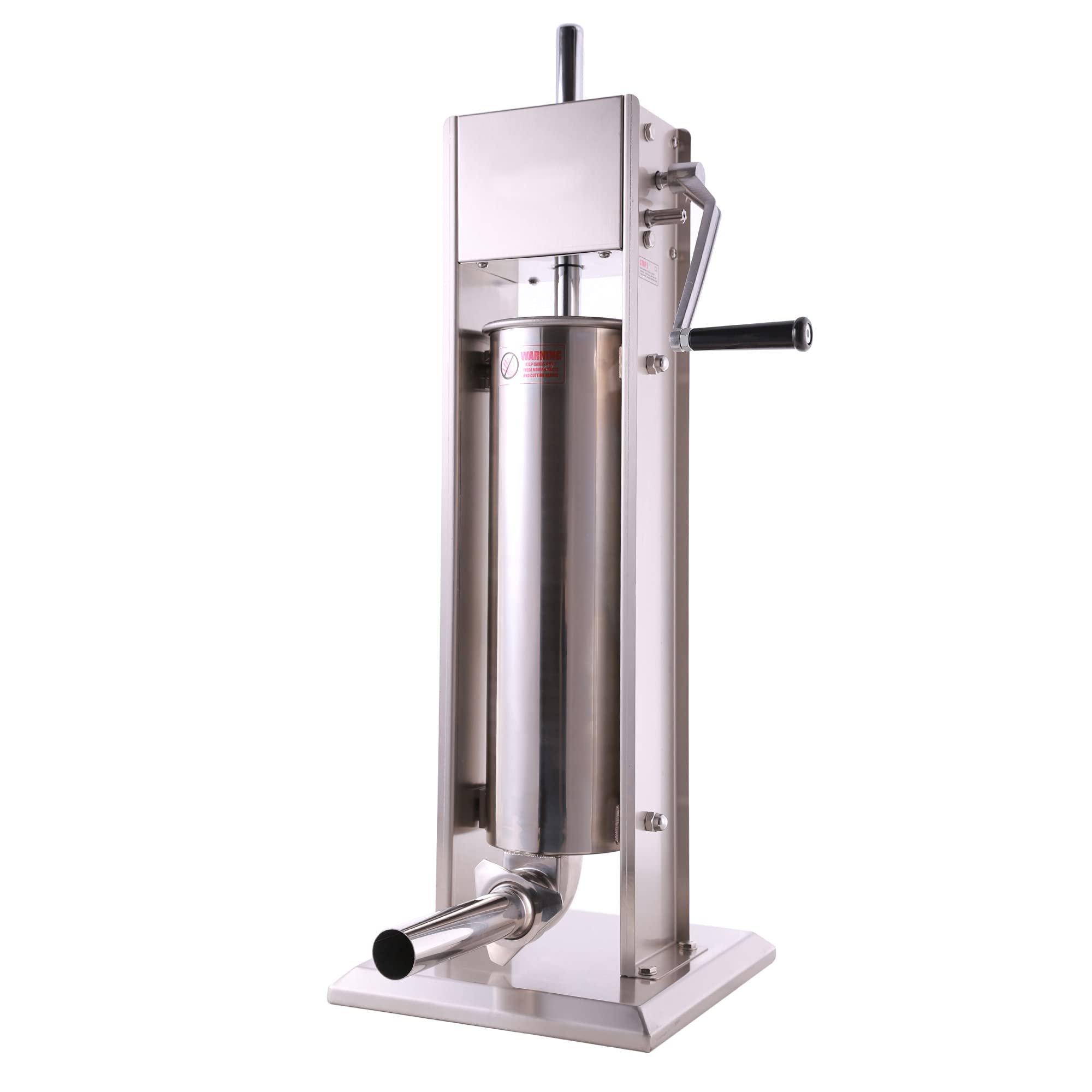 Hakka Brothers base-inox: llenadora vertical resistente para uso diario.