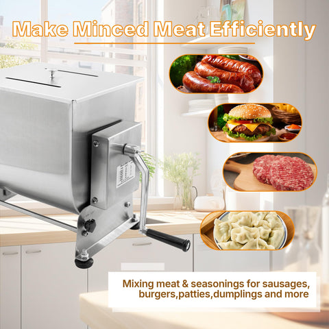 HAKKA Mezcladora de carne: base estable con soporte antideslizante