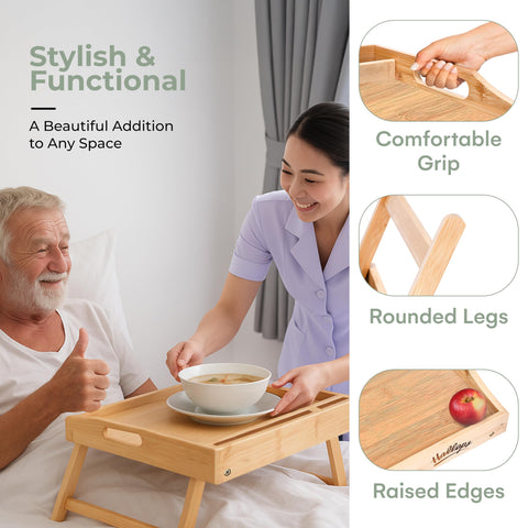 Hallops bandeja cama diseño elegante que aporta estilo a la habitación