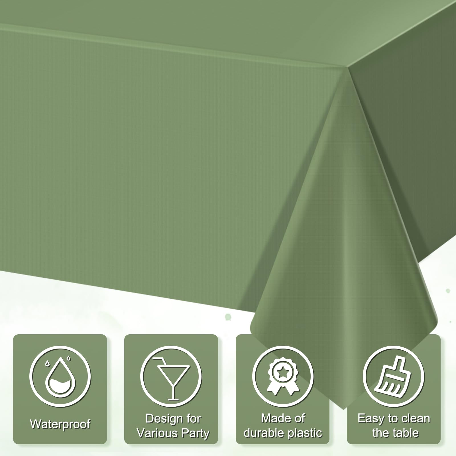 Mantel Hallswl tonos verde salvia claro crean ambiente suave.