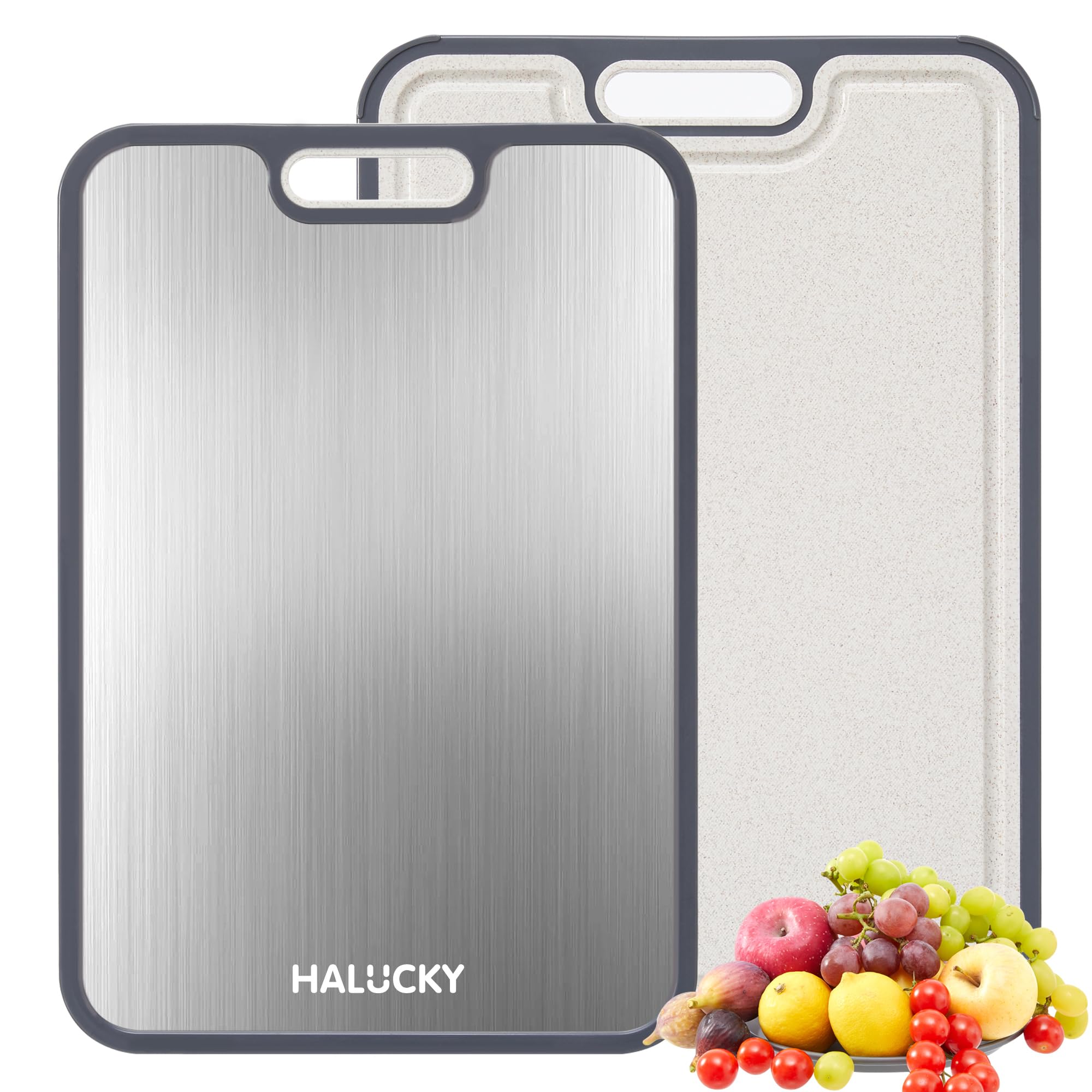 Tabla Halucky con cara de titanio, ideal para carnes con higiene superior