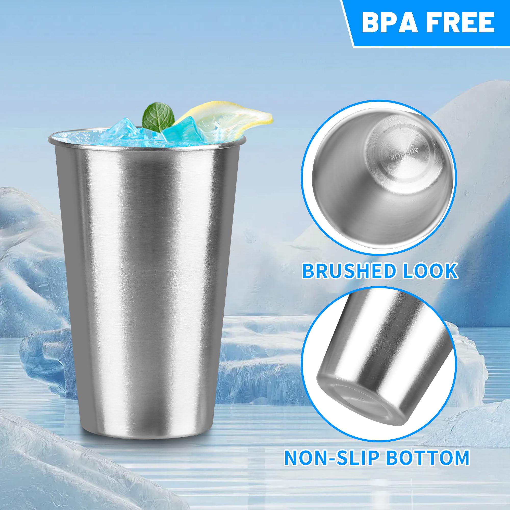 Vaso HAMILADUO para exterior, resistente y reutilizable 16 oz.