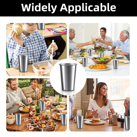 HAMIZHONGTAI tazas acero inoxidable 10 oz capacidad 300 ml para meriendas diarias.