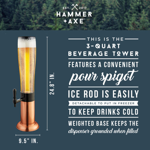 Hammer + Axe uso en barra de hogar para fiestas.