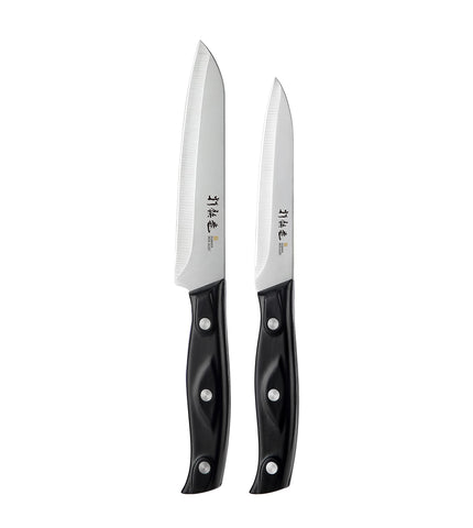 HAMMER IRON ALLEY cuchillos blancos 4 pulgadas: manejo cómodo para pelar fruta.