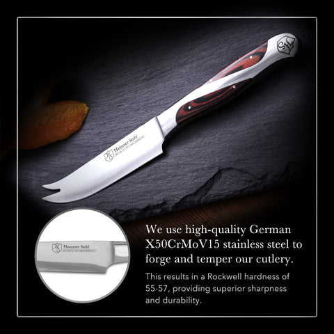 Hammer Stahl Cuchillo bar 5 pulgadas para cortar verduras para salteados.