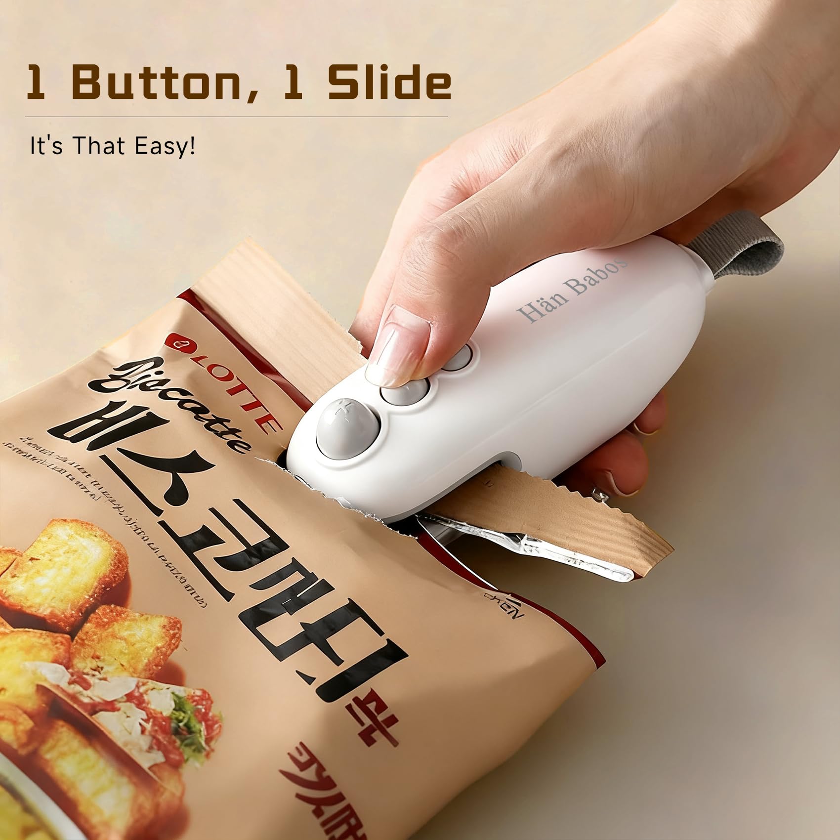 Ideal para snacks y bolsas de patatas