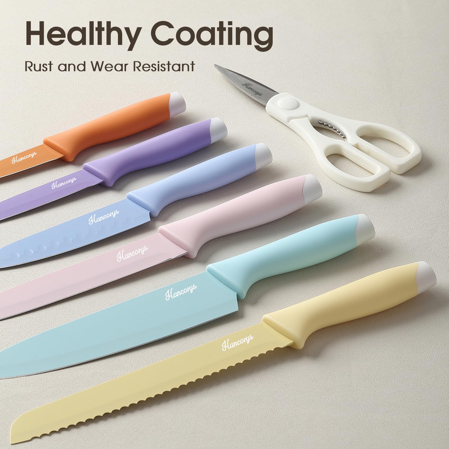 Cuchillo chef Hancorys de 8 pulgadas para cortes precisos y rápidos