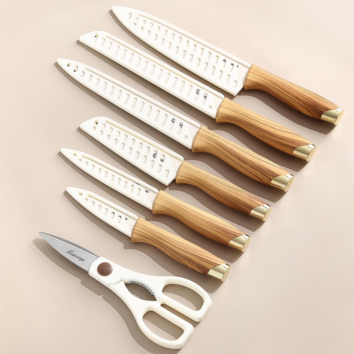 Cuchillo cocinero Hancorys de 8 pulgadas con filo afilado.