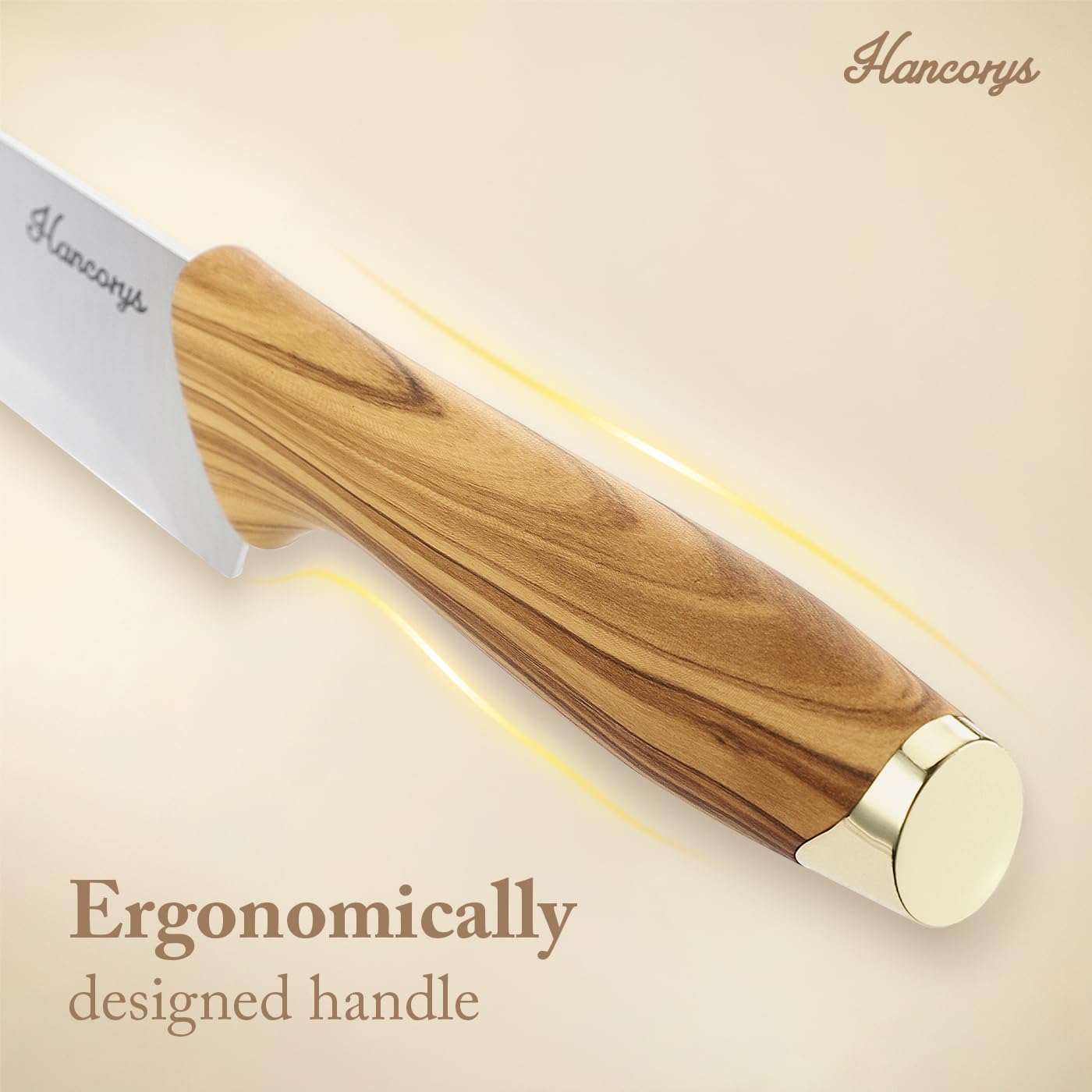 Cuchillo pelador Hancorys 3,5 pulgadas para pelar con detalle.