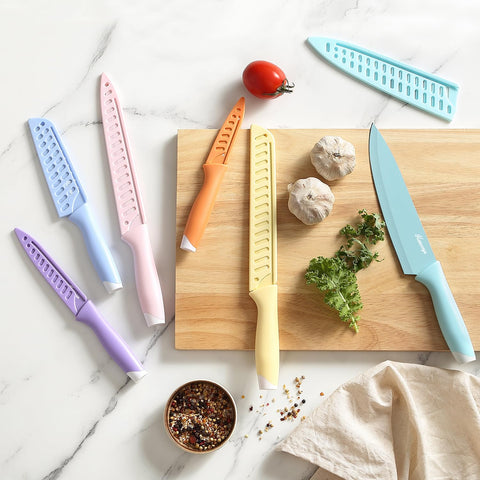 Cuchillo santoku Hancorys de 5 pulgadas, versátil para verduras y proteínas