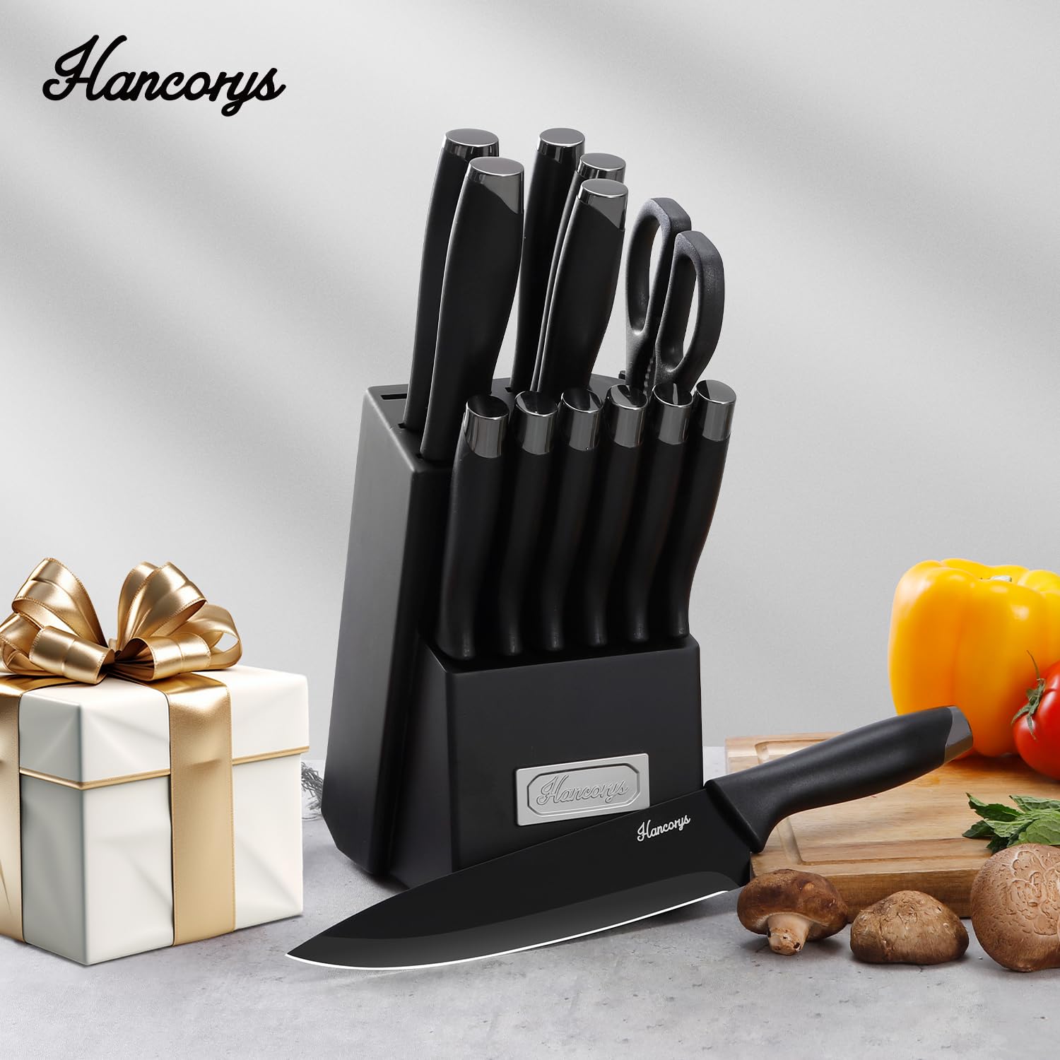 Juego de cuchillos filete Hancorys de 4.5 pulgadas para porciones uniformes