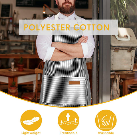 Handepo delantal multifuncional para cocina, bar y hotel
