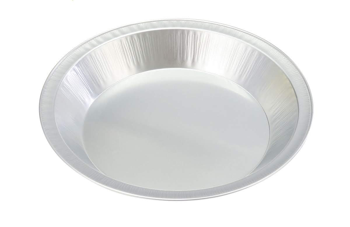 Handi-Foil pan de pie de 9 pulgadas liso, ideal para rellenos generosos.