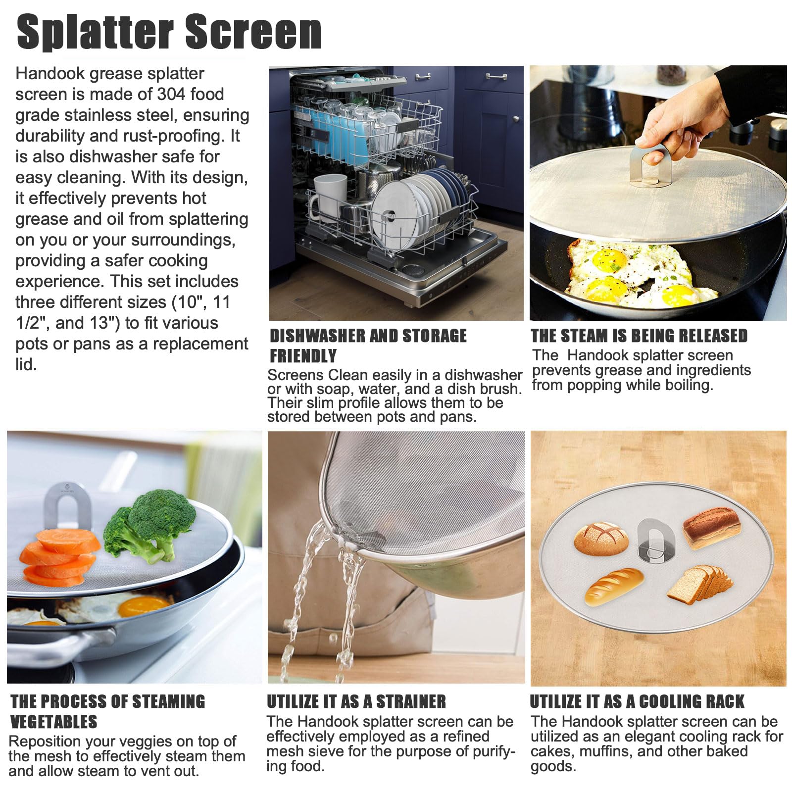 handook lavable en lavavajillas para mayor durabilidad y limpieza rápida.