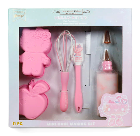 Molde Hello Kitty de Handstand Kitchen en lazo 50 aniversario, ideal para celebrar con estilo.