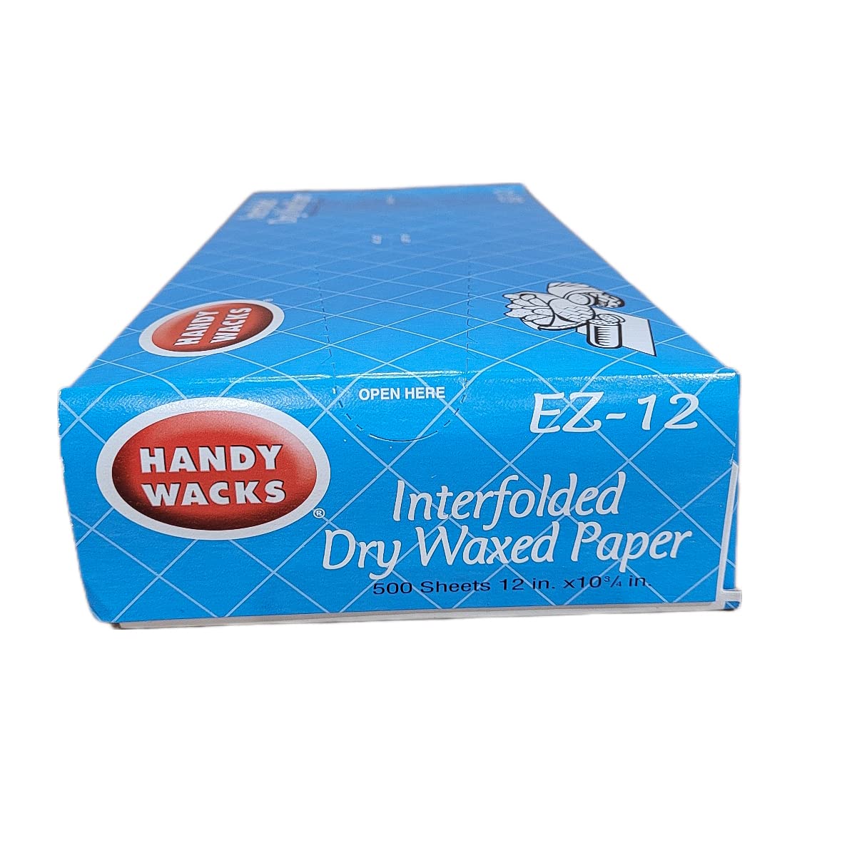 Handy Wacks EZ12C, dispensador visible para uso rápido en servicio.