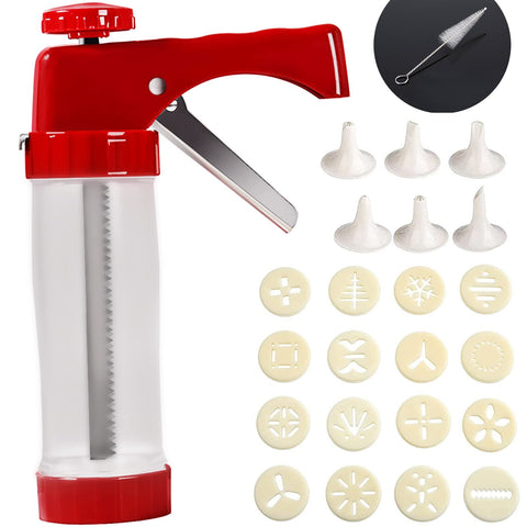 Hanmsen prensa galletas Spritz con 16 discos para diseños variados