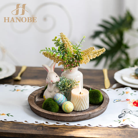 Bandeja Hanobe en entrada o recibidor, detalle decorativo funcional.