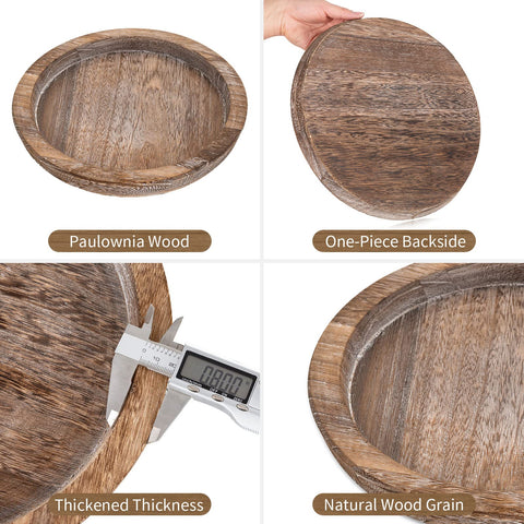 Bandeja Hanobe con vela candelero, crea atmósfera cálida en la habitación.