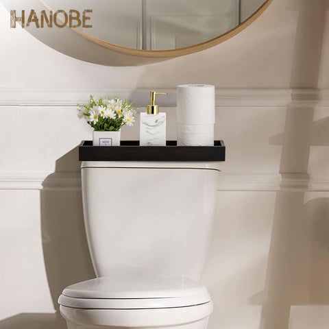 Hanobe bandeja para baño y tocador, organiza productos sin perder estilo.