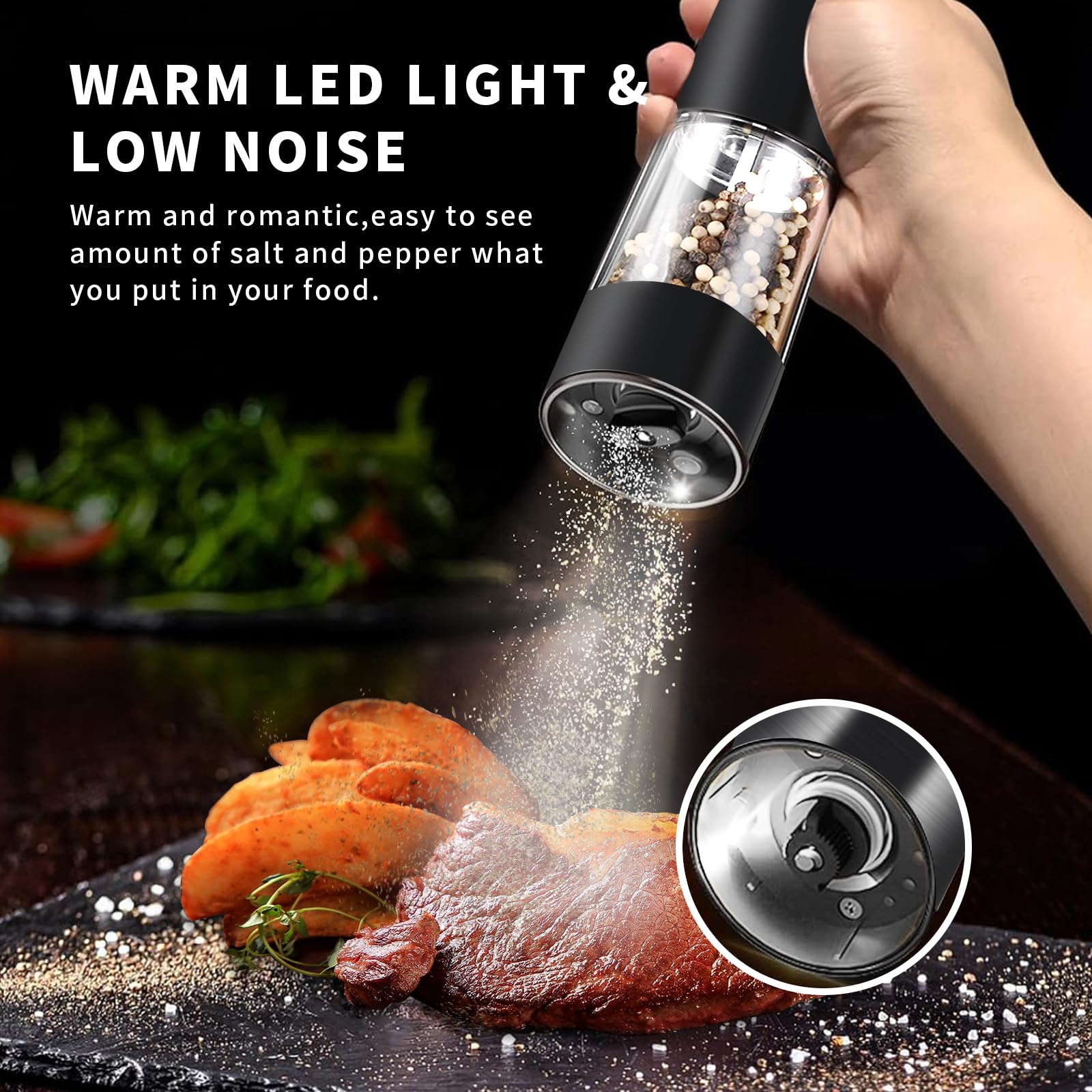 Haomacro sistema de molienda con 5 niveles, ajuste personalizado para cada plato.