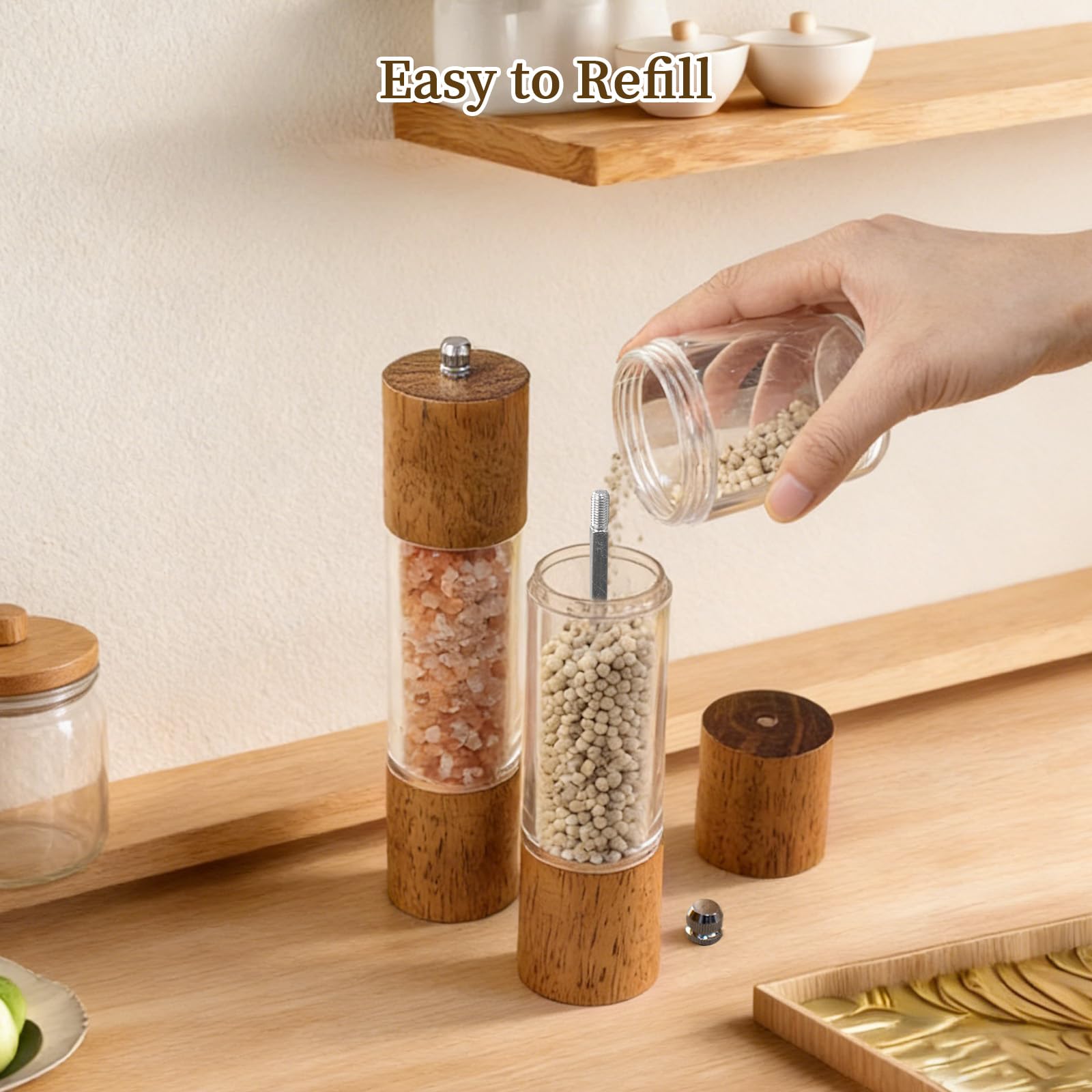 Capacidad amplia Haomacro reduce recargas en la cocina
