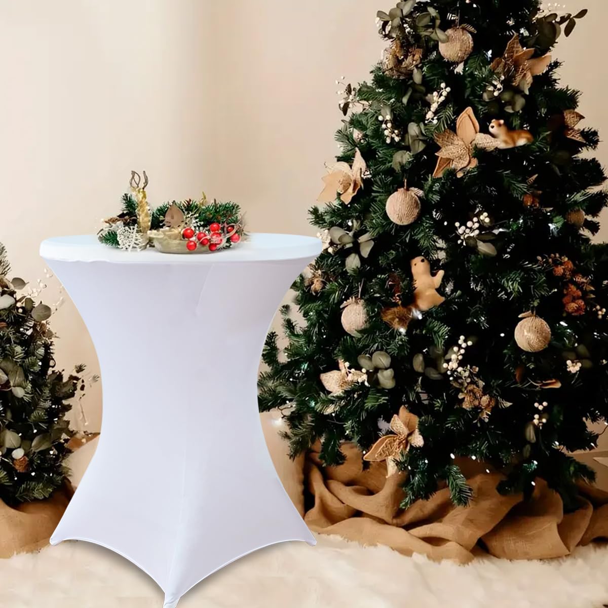 HAORUI cobertura mesa espandex para bares y banquetes uso versátil