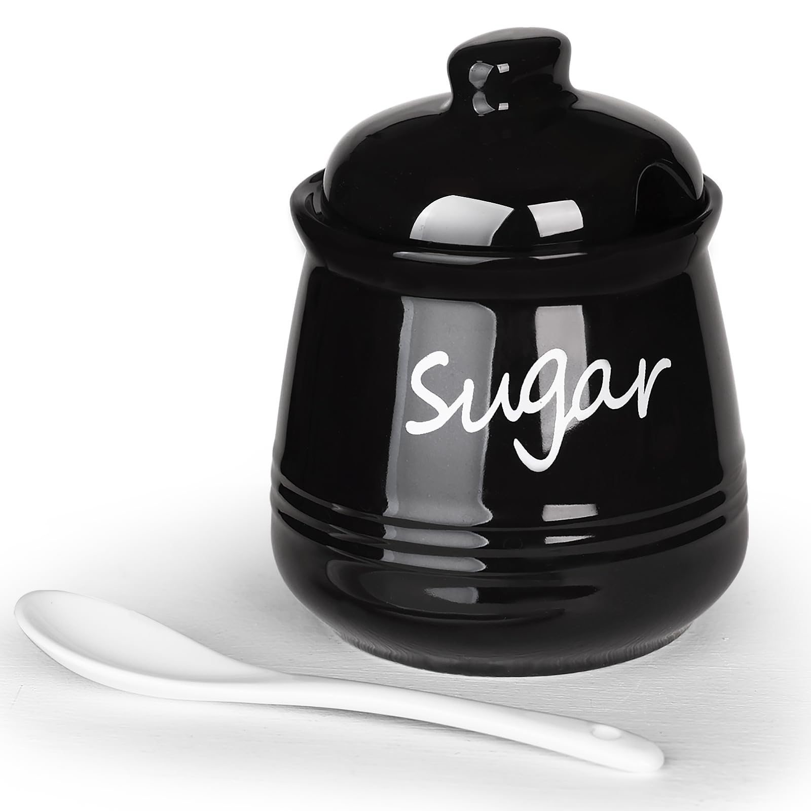 HAOTOP azucarero con ranura para cuchara, mantiene el utensilio a mano.