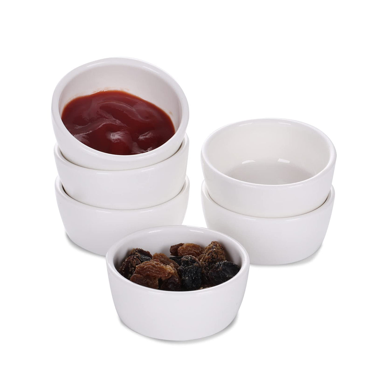 HAOTOP mini ramequines para presentacion de aperitivos; ideal para mojar salsas.