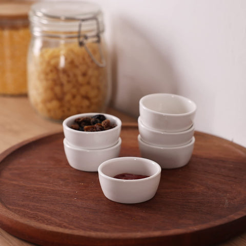 HAOTOP mini ramequines para salsas y mermeladas, presentación elegante.
