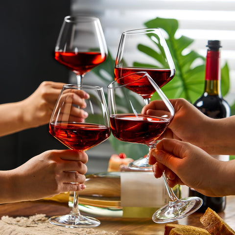 Haoxishui cristal sin plomo copa vino tinto claridad visual