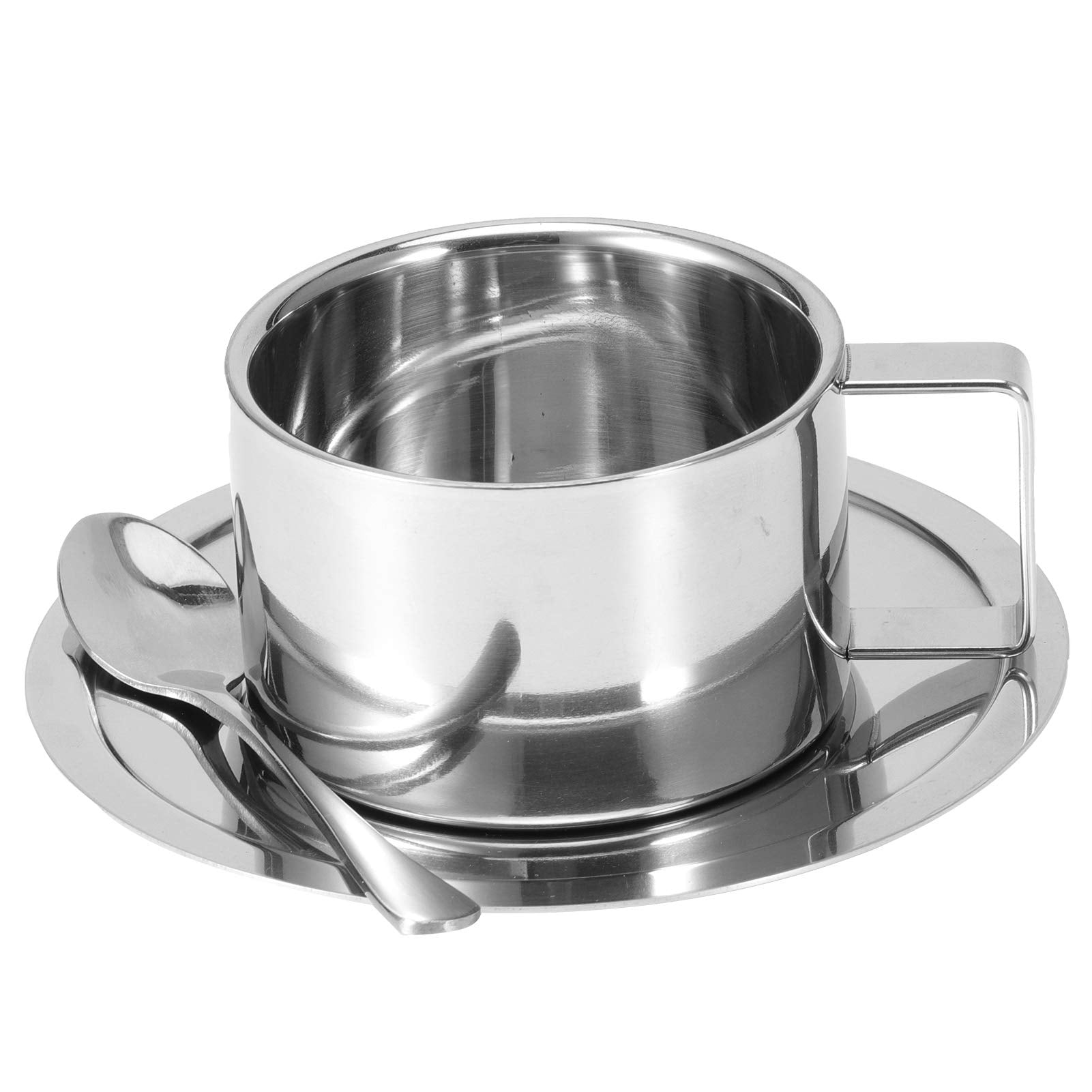 Hapivida tazas cafe acero inoxidable, doble pared para mantener la bebida caliente por más tiempo