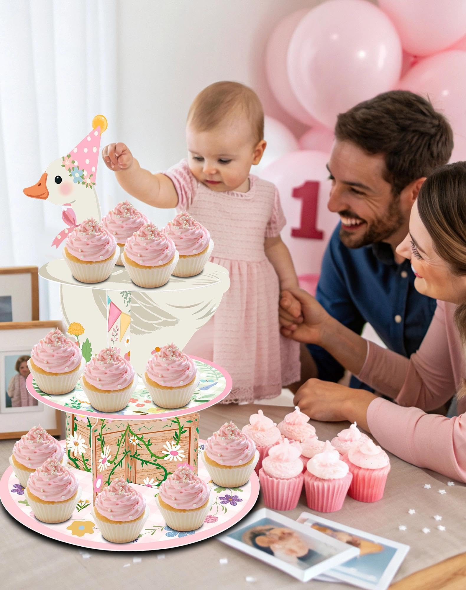 HAPPARTY Ganso Payaso: centro de mesa configurable para cualquier celebración.