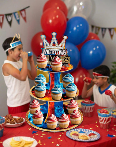 HAPPARTY sirviendo-dulces-wrestling: perfecto para colocar galletas y caramelos
