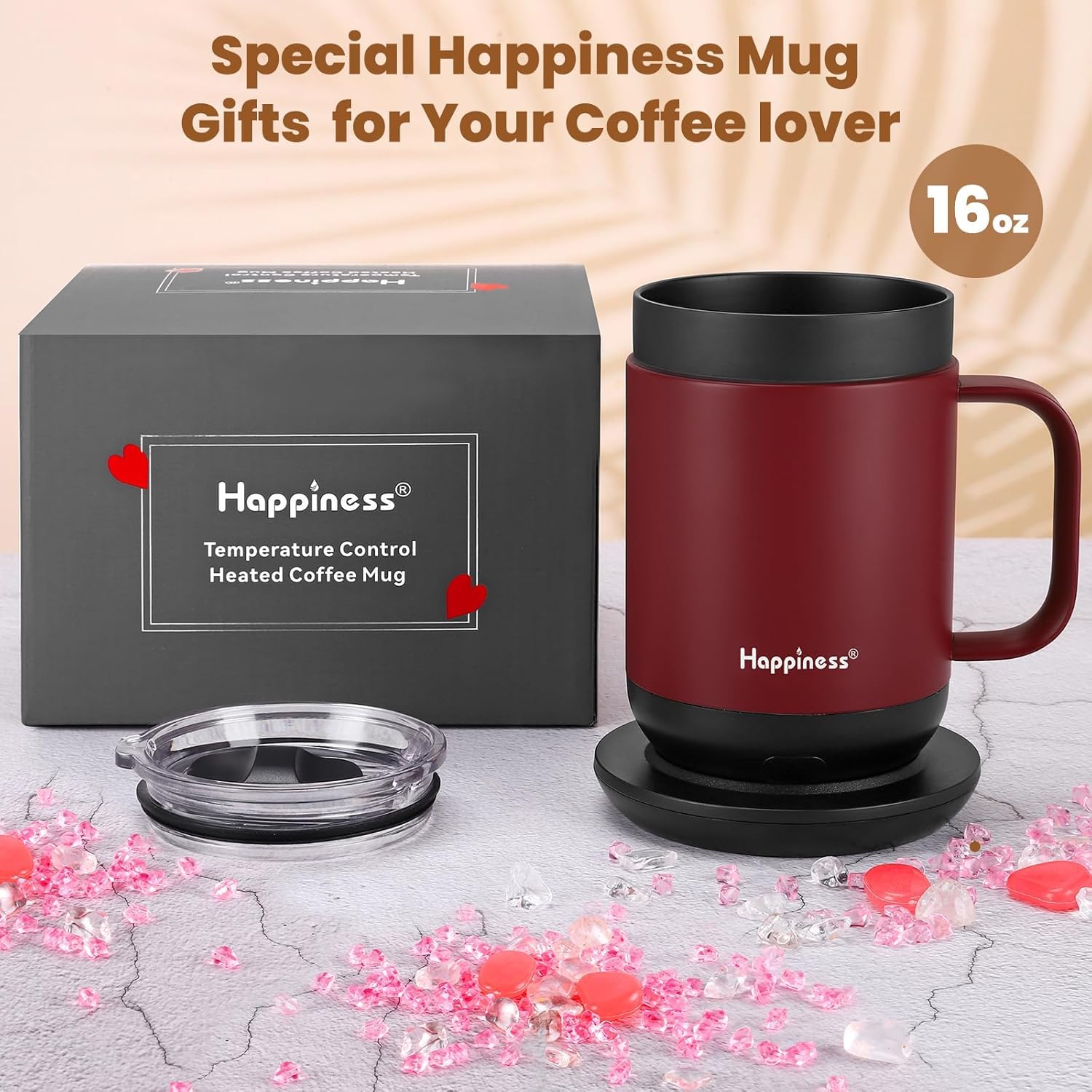Batería Happiness 4000mAh con indicador facilita ver nivel.