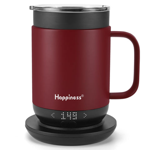 Taza Happiness con calor estable para café durante horas.
