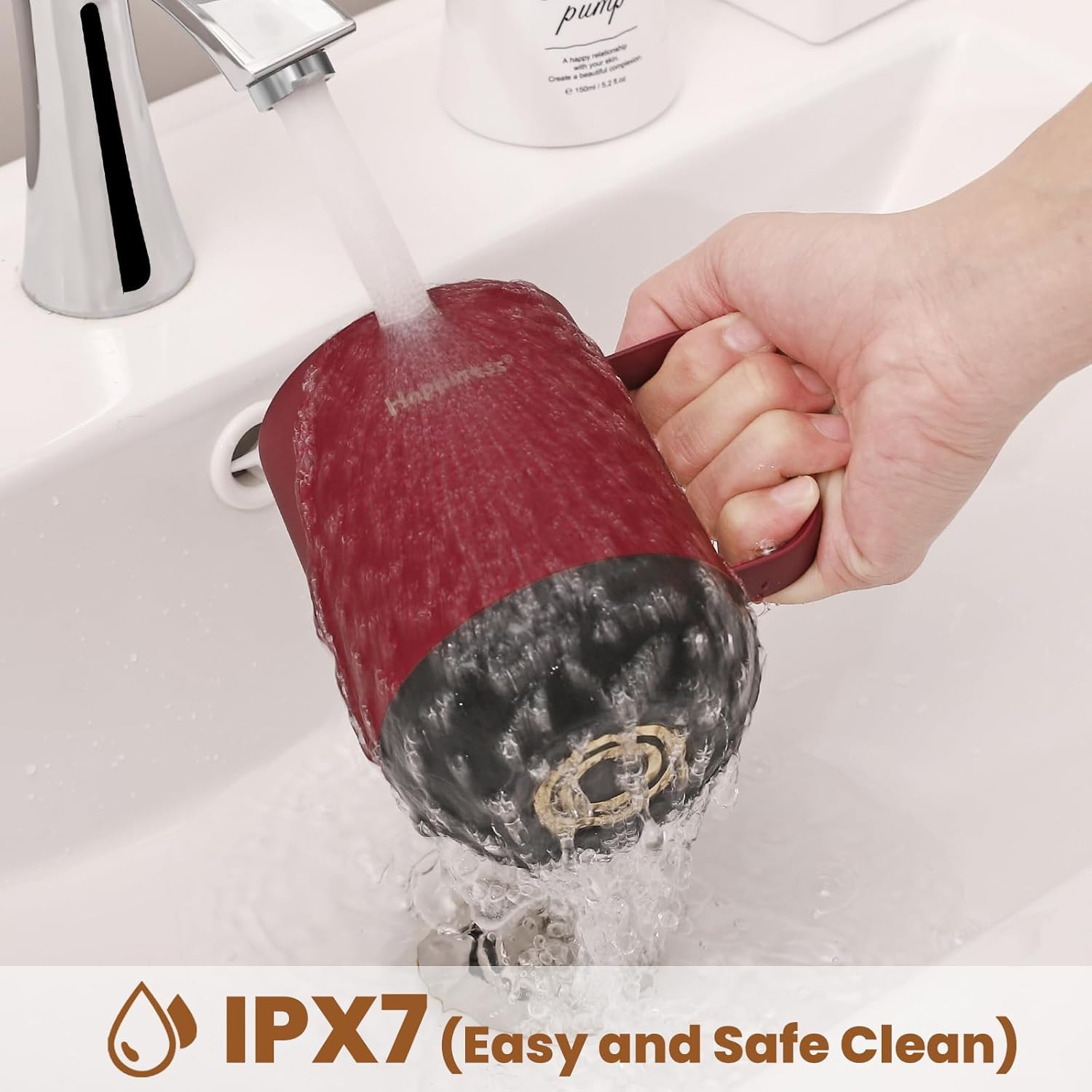 Superficie resistente al desgaste, fácil limpieza; IPX7.