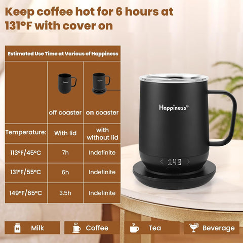 Base de carga Happiness para recargar la taza sin cables