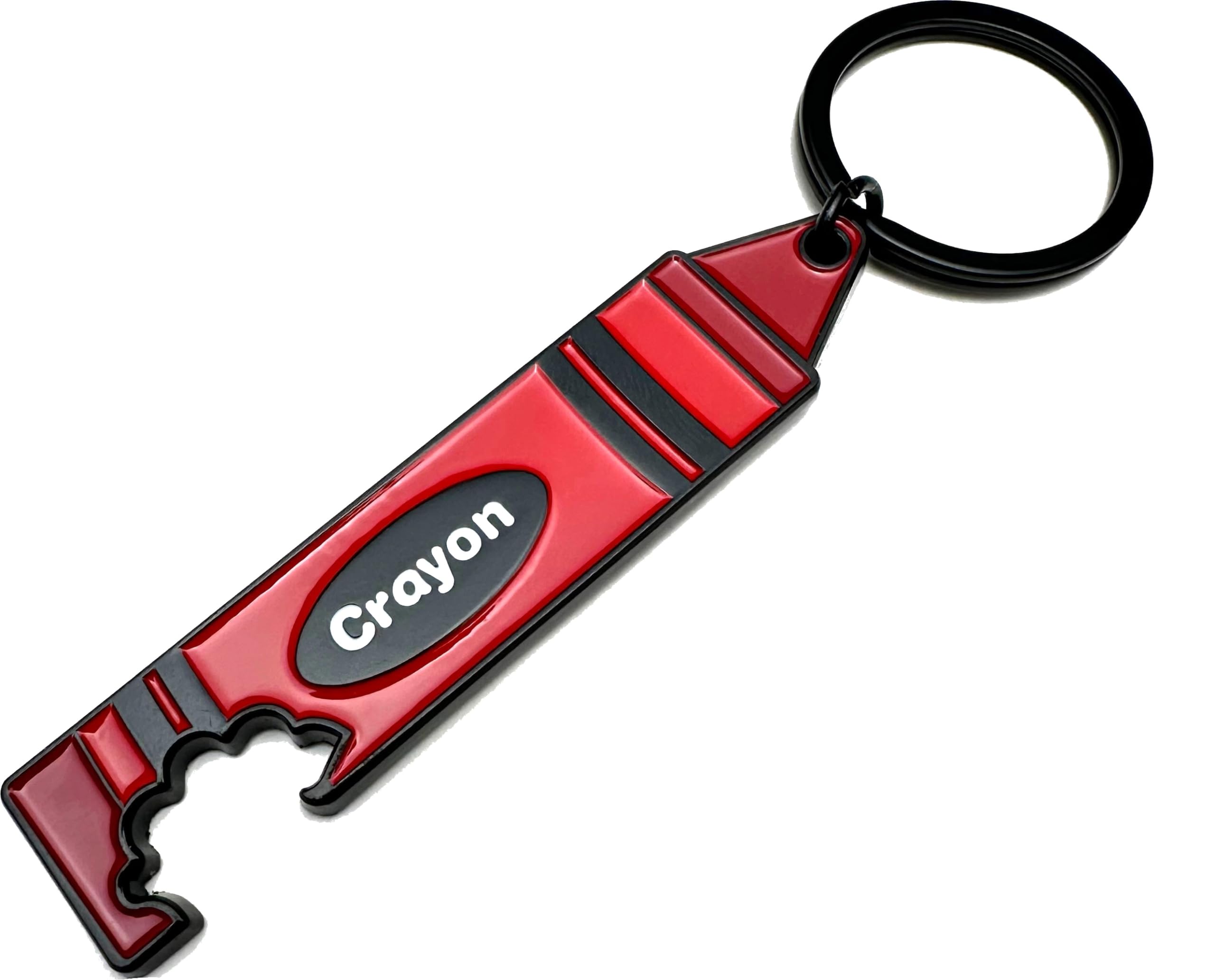 Llavero-abridor de botellas Happy Hour Humor con Marine USMC en rojo, ideal para llevar en el llavero.